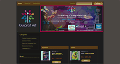 Desktop Screenshot of gujaratart.com